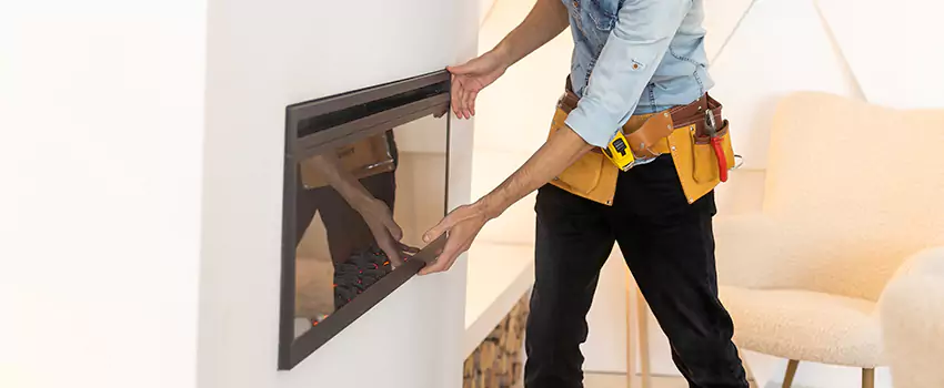 Metal Fireplace Installation in Three Lakes, Florida