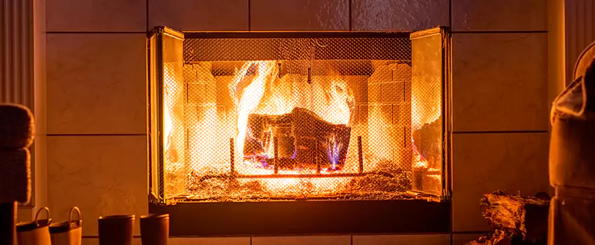 Mendota Hearth Landscape Fireplace Installation in Three Lakes, Florida