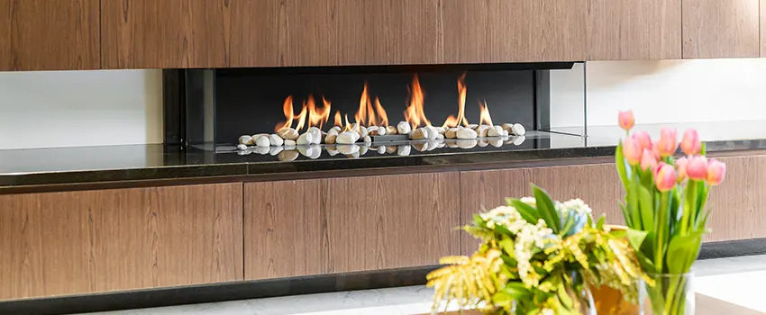 Double-height Fireplace Design Refurbishment in Three Lakes, Florida